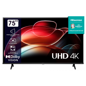 Телевизор Hisense 75A6K 4K UHD Smart TV